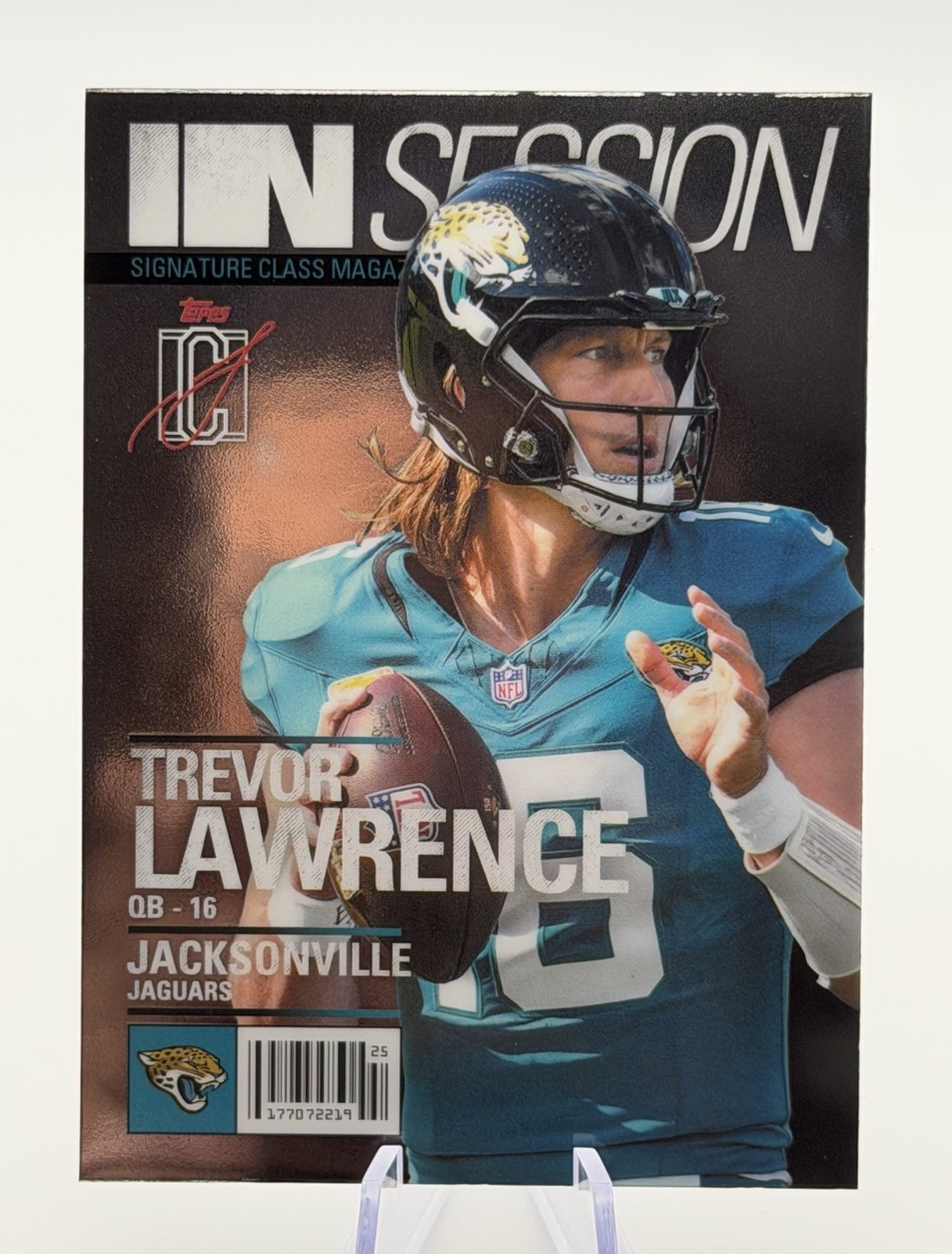 2025 Topps Signature Class Trevor Lawrence In Session Insert #IS-10 Jaguars