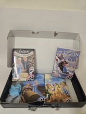 Disney Moonlite Story Time Projector Frozen Lot Of 4 Disk Sets In Cases