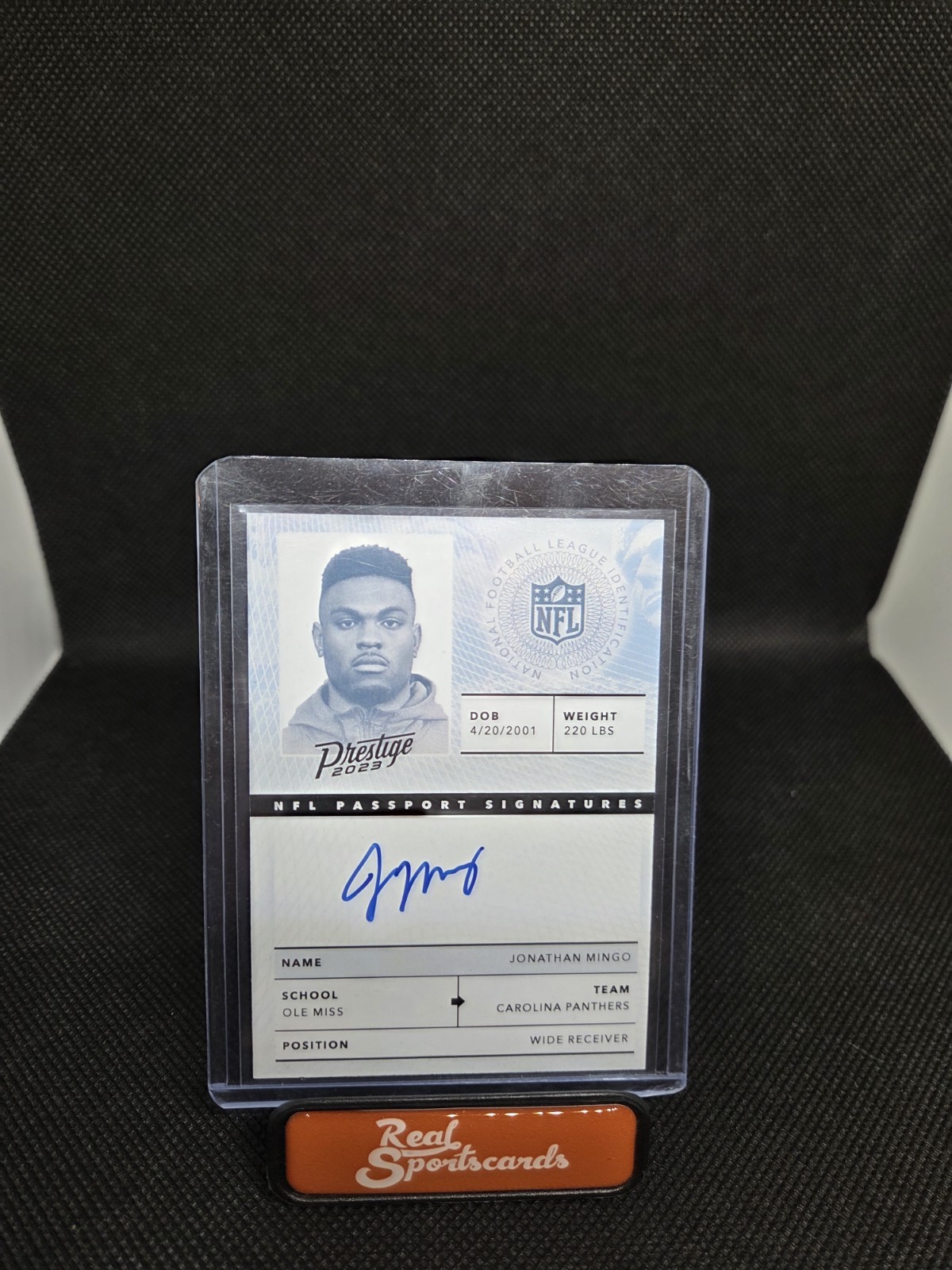2023 Panini Prestige Football-#NPS-JM Jonathan Mingo Passport Auto 