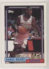 1992-93 Topps Randy Woods (Should Be Card #286) #272 Rookie RC 03rx. rookie card picture