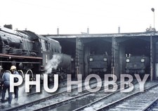 Postcard 21x14.8cm - Ty2 series locomotives - Jaworzyna Śląska 1978