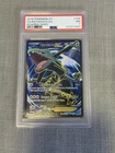 2015 POKEMON XY ROARING SKIES #104 FULL ART - RAYQUAZA EX - PSA 7 Look!