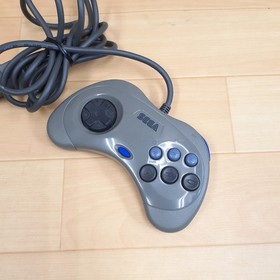 SEGA SATURN Gray console & Virtua Gun with Box, 5 Games & 1 controller Japanese