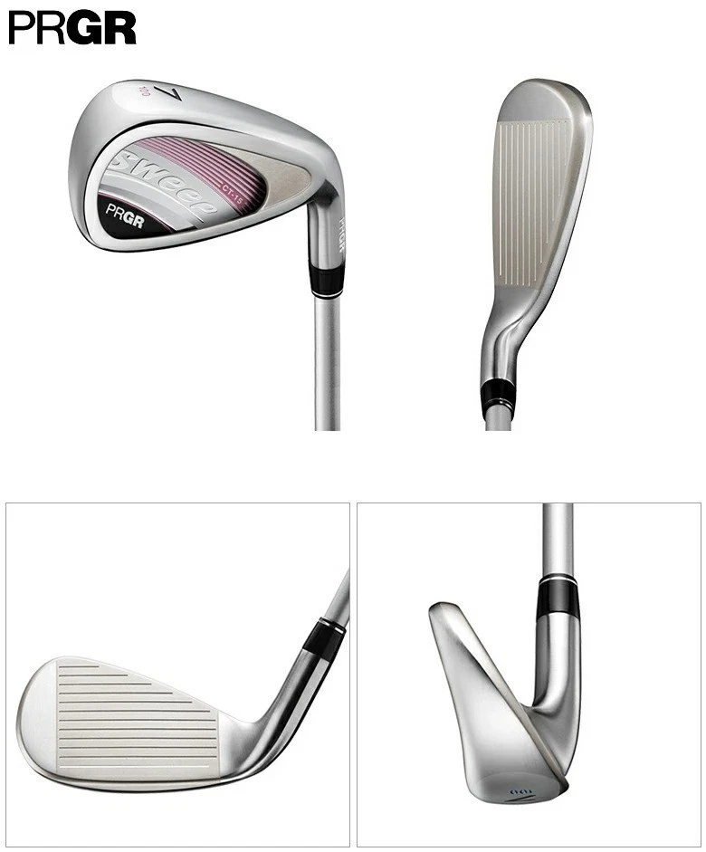 PRGR Ladies SWEEP Iron Wedge 7-9,P,A,S 6pcs Set NEW Spring Graphite Pink L-Flex - Image 3 of 4