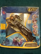 Vintage Action Man Mission Manta Ray with Original Box and Accessories 1990s
