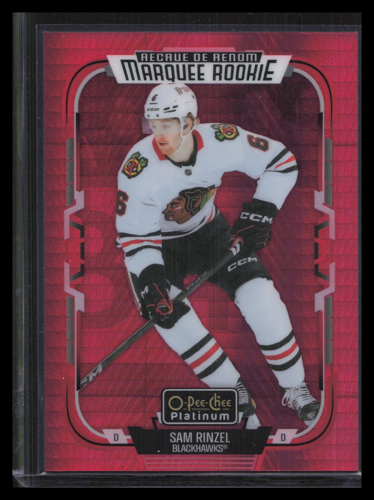 Sam Rinzel 2025-26 O-Pee-Chee Platinum #219 Red Prism #/199