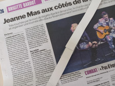 Jeanne MAS Article de Journal Coupure Presse Photos Clipping Collection