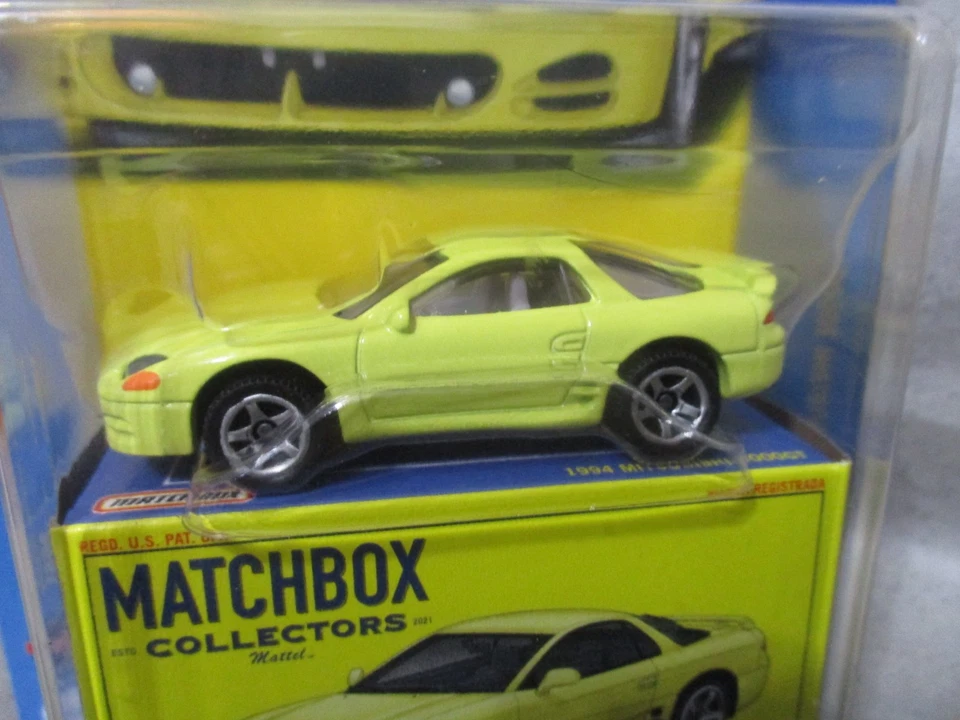 Matchbox Collectors series 1994 Mitsubishi 3000GT Yellow 1/64 scale diecast - Image 2 of 4