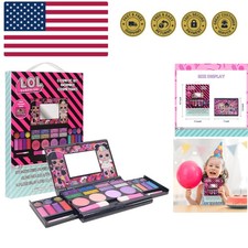 L.O.L Surprise All-in-One Kids Cosmetic Compact Set Includes Washable Lip Gl...