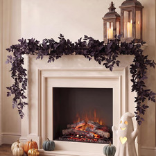 6 Ft Fall Garland, Fall Decorations for Home Fireplace Mantel Decor, Autumn Leav
