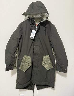 Nike Sportswear Therma-Fit White Space Parka DD6775-355 Sequoia Size Medium