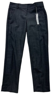 LOFT Women's Marisa Pencil Ankle Length Slim Pants Flat Front Size 0P Dark Gray