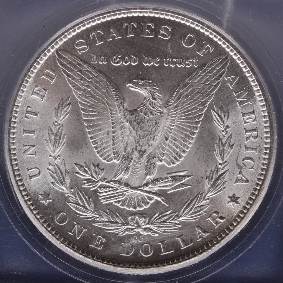 1884-CC Morgan Dollar ICG MS62+ Graded Silver Coin US Carson City - Image 4 of 4