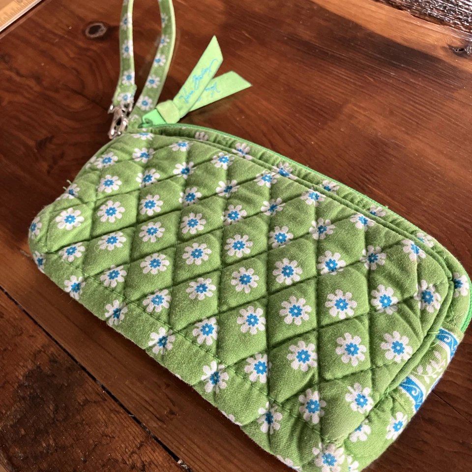 Muñequera VERA BRADLEY Retirada con Cremallera Hope Toile Verde Limpio Floral EPOC Foto 2 de 4