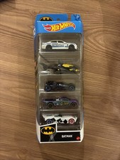 Hot Wheels 2021 DC Comics Batman 5 Pack Set GTN43 INCLUDES BATMOBILE & BATCOPTER