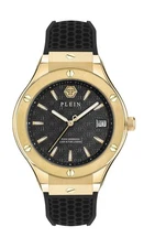 Philipp Plein Black Mens Analog Black/Gold Watch Plein Underdog PWUFA0225