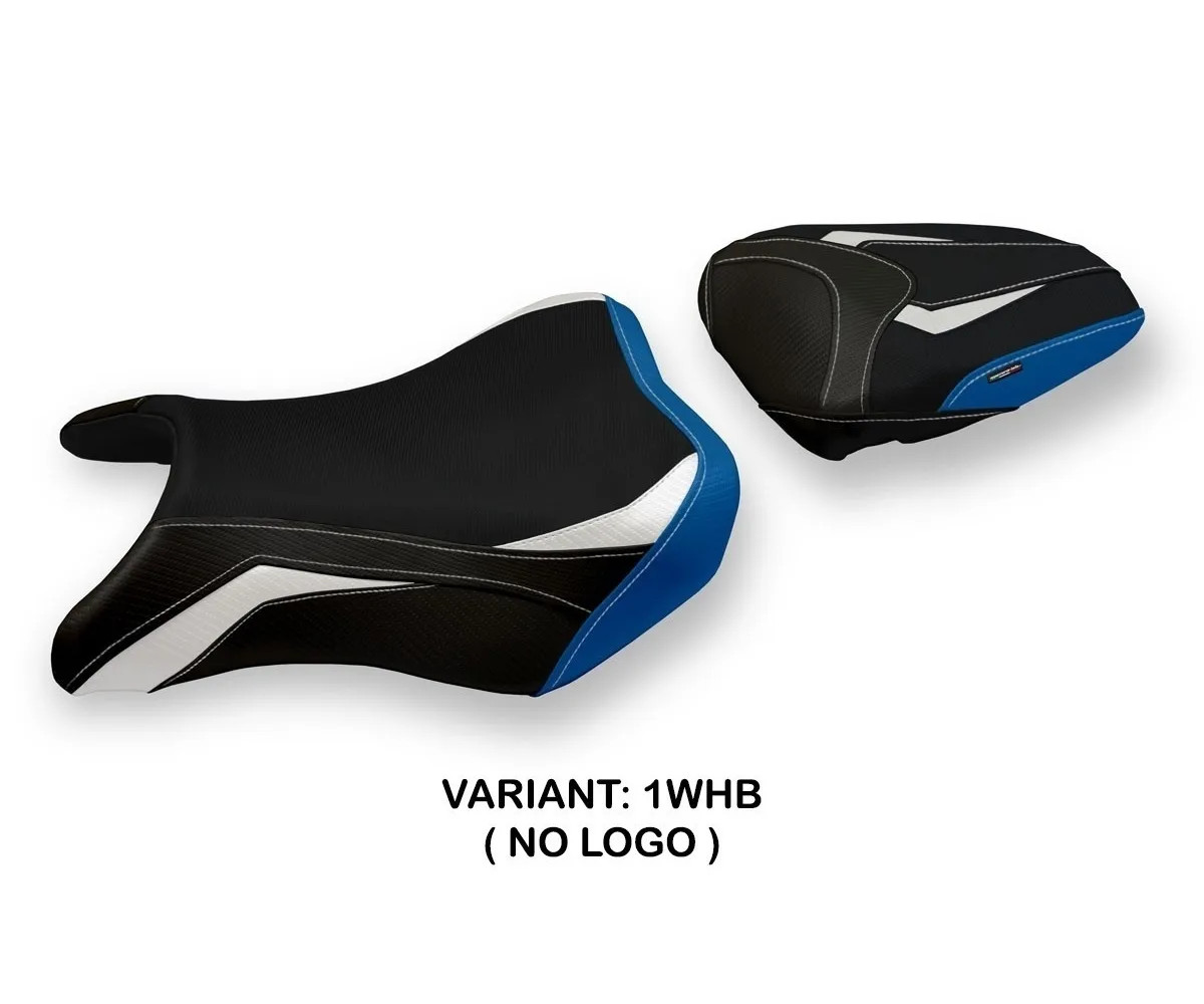 Seat saddle cover Derby SColor White-Blue TPZ SUZUKI GSX S 750 2017 2021 13S