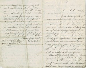 1859 Letter from Claverack, NY