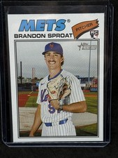 2026 Topps Heritage #118 Brandon Sproat RC - New York Mets