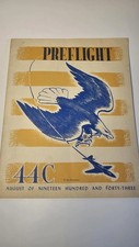 August 1943 Preflight Magazine – Maxwell Field Alabama – Class 44-C USAAF – Rar