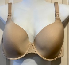 A Pea in the Pod Beige Nylon Maternity Nursing Bra - Style 19028 - 40DD