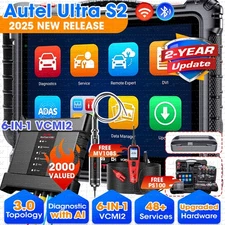 Autel MaxiSys Ultra S2 6-IN-1 VCMI2 2025 Scanner Real Intelligent AI Diagnostics