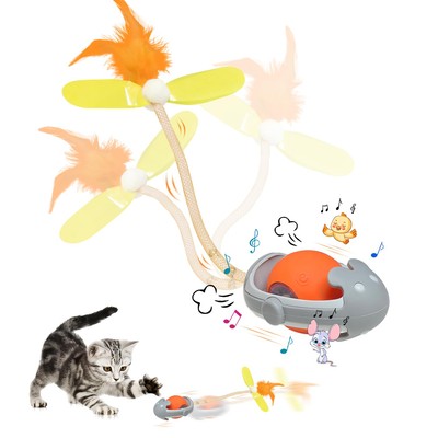 Interactive Cats Toys Ball, Newly IMAGINABLE Agile Mice Moving Ball, Mice&Bir...