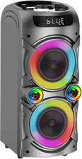 100W Bluetooth Speaker, Loud Boombox, TWS, Deep Bass, LED, Outdoor/Home Use