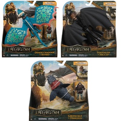 Spin Master Drachenzähmen leicht gemacht - Wikinger & Drachen Actionfiguren-Set