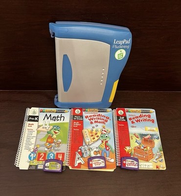 LeapFrog LeapPad Plus Writing Learning System + Books Cartridges Stylus