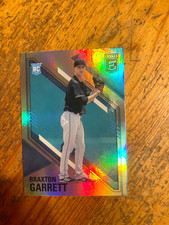 2022 Panini Elite Baseball Braxton Garrett Rookie Card #5 - Miami Marlins. rookie card picture