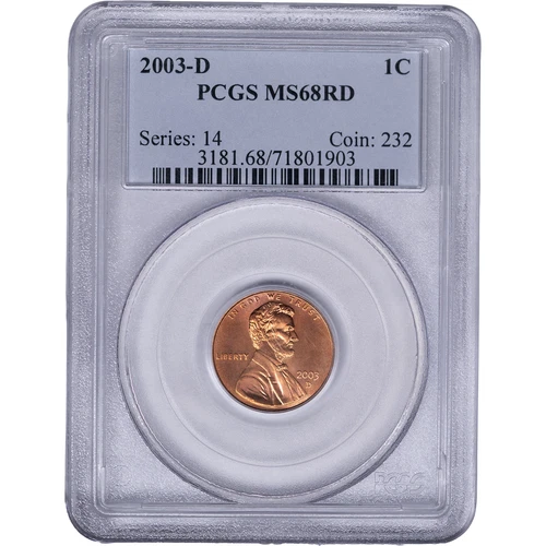 2003-D Lincoln Memorial Cent — photo from the most recent tracked eBay sale