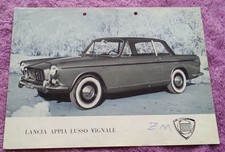 LANCIA Appia Lusso Vignale brochure depliant libretto catalogo a colori multilingue