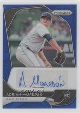 2020 Panini Prizm Rookie Auto Blue Prizm 21/99 Adrian Morejon #RA-AM Auto 0a4s