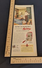 Vintage 1955 Sherwin-Williams Super Kem-Tone Applikay Color Print Ad Full Page