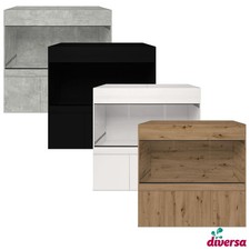 diversa Holzterrarium 150x80x92cm mit Staufach und Unterschrank