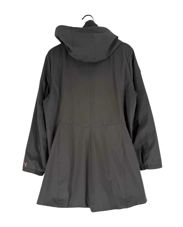 Chaqueta Abrigo de Lluvia Largo con Capucha DKNY Mujer Talla M Foto 2 de 4