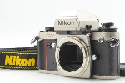 #ad N MINT w Strap Nikon F3 T F3 T Titan HP Silver Body SLR Film Camera From JAPAN $699.99