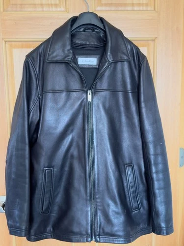 Calvin Klein Lambskin Leather Jacket Thinsulate Lined. Buttery Soft. Authentic! video thumbnail