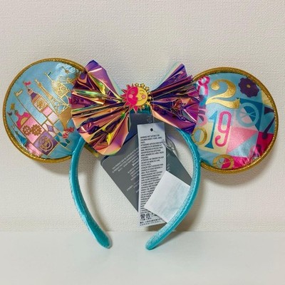 Disney Headband Paris It's a Small World Sparkle ears Japan | eBay UK
