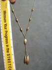 TRIFARI gold dangle necklace — photo 1