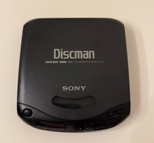 Vintage Sony Discman D-141 Mega Bass Portable CD Player - Powers On NEEDS REPAIR