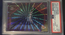 2021-2022 Donruss Magicians Holo Purple Laser/15, PSA 8, Only 1 Higher
