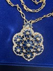 Camrose & Kross JBK JAQUELINE KENNEDY Gold Plated Necklace Brooch/Pendant Set — photo 4