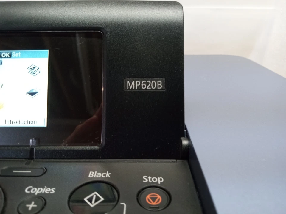 Impresora de inyección de tinta inalámbrica todo en uno Canon Pixma MP620B copia escaneo foto, probada Foto 3 de 4