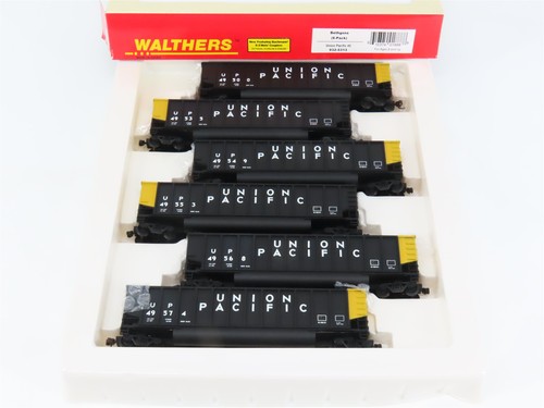 Tolva escala HO Walthers 932-5313 UP Union Pacific Bethgon paquete de 6 #2 | Condition: Used