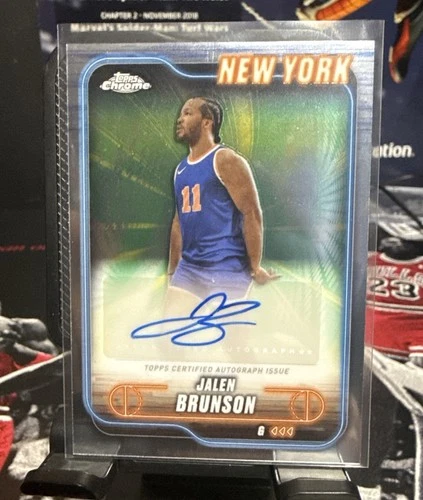 JALEN BRUNSON 2024-25 Topps Chrome Autographs #TCA-JB