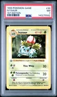 1999 POKEMON BASE SET 1ST EDITION #30 IVYSAUR PSA 8