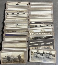 CANADA Stereoview lot 100+ Views of the Canadian Hunting Trip 1910s