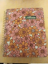 Vintage-Self Adhesive Floral Pattern Cover Photo Album